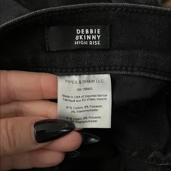 Veronica Beard Debbie Skimny Jean Onyx Women’s 27 - Picture 7 of 7